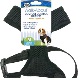 Four Paws Comfort Control Dog Harness Black Extra Large
