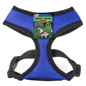 Four Paws Comfort Control Dog Harness, Blue Small