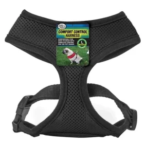Four Paws Comfort Control Dog Harness For Dogs, Black, Large 1 ct