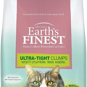 Four Paws Earth’s FINEST Cat Litter, Premium Clumping, Lightweight, Absorbent Formula 7.2 lb