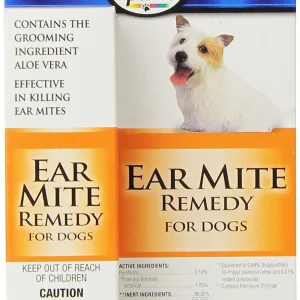 Four Paws Healthy Promise Aloe Ear Mite Treatment For Dogs 0.75 oz