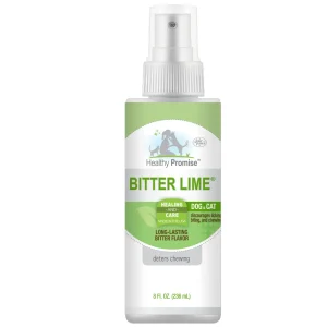Four Paws Healthy Promise Bitter Lime Anti Dog Chew Spray for Dogs and Cats Bitter Lime, 8 oz, 1 ct