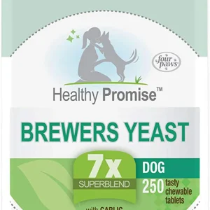 Four Paws Healthy Promise Brewers Yeast for Dogs, 4.85 oz 250 ct