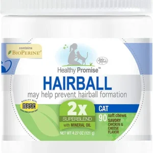 Four Paws Healthy Promise Cat Hairball Control Soft Chews Hairball Control 90 ct