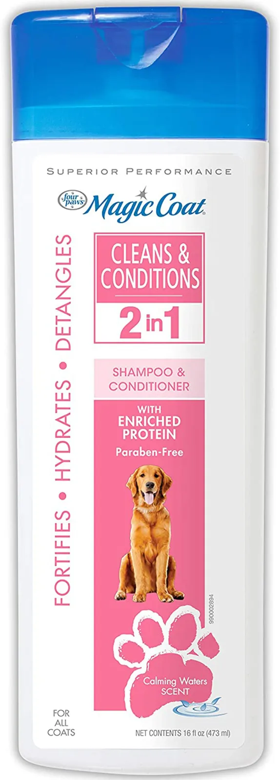 Four Paws Magic Coat Cleans & Conditions Dog 2-in-1 Pet Shampoo and Conditioner Dog 2-in-1 Shampoo & Conditioner 16 oz (1 ct)