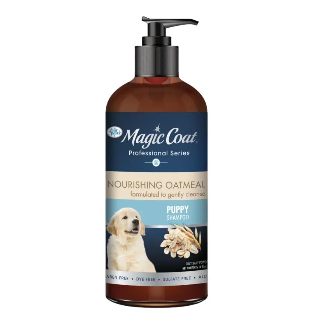 Four Paws Magic Coat Professional Series Nourishing Oatmeal Puppy Pet Shampoo Baby Powder, 16 oz, 1 ct