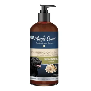 Four Paws Magic Coat Professional Series Nourishing Oatmeal Shed Control Dog Shampoo Almond Vanilla, 16 oz, 1 ct