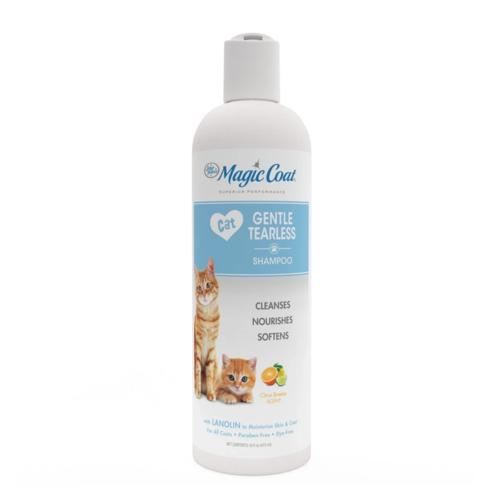 Four Paws Magic Coat Tearless Cat & Kitten Shampoo 16 oz