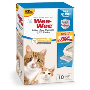 Four Paws Wee-Wee Cat Litter Box System Pads 11 in X 17 in (10 ct)