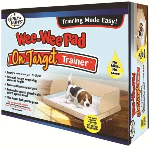 Four Paws Wee-Wee Pad On Target Trainer Dog And Puppy Training Tray