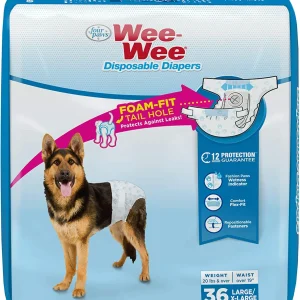 Four Paws WeeWee Disposable Dog Diapers Large 36 ct