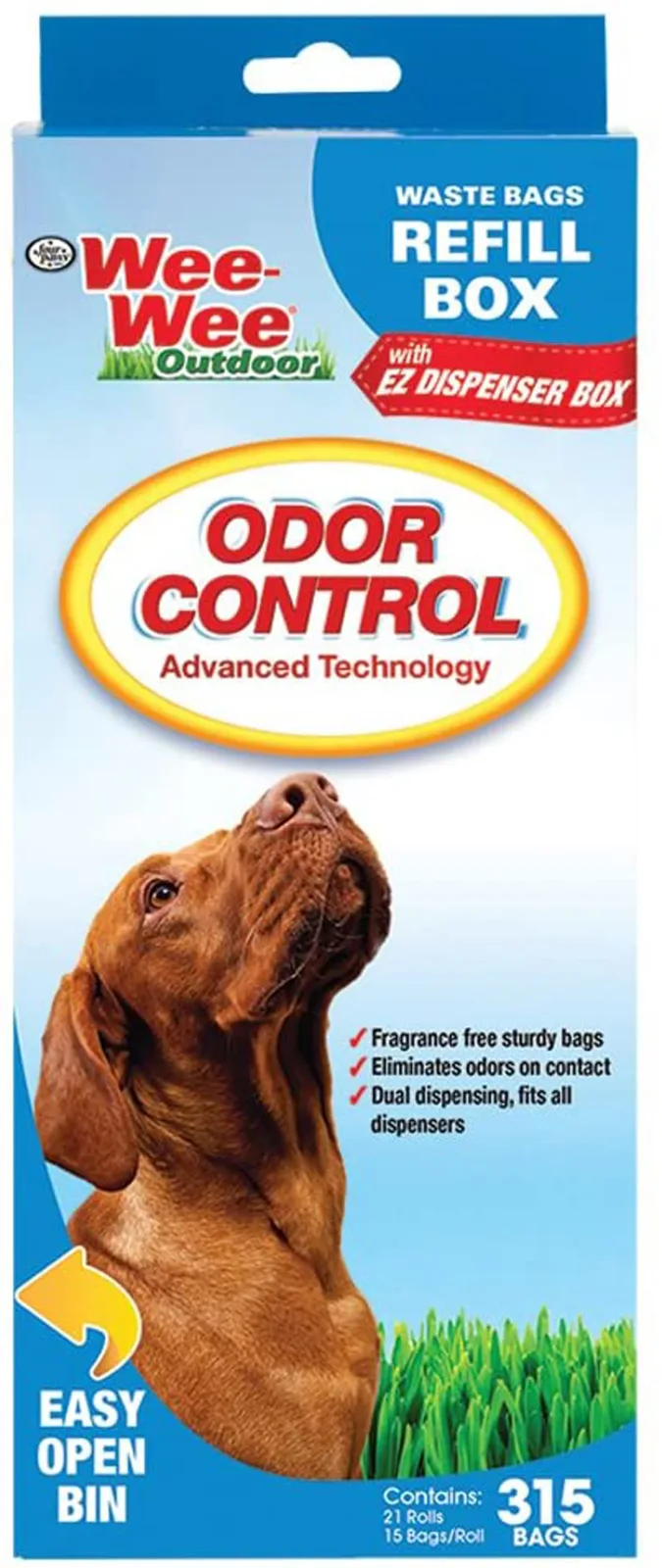 Four Paws WeeWee Outdoor Odor Control Heavy-Duty Dog Waste Bags Refill Rolls 315 ct