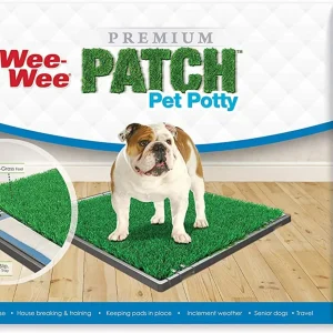 Four Paws WeeWee Premium Patch Potty With Grass Pad For Dogs 24.5 in x 25.7 in, 1 ct