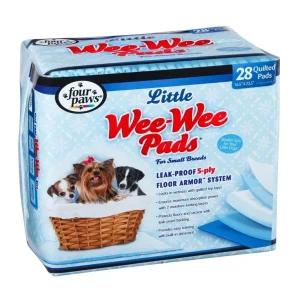 Four Paws WeeWee Superior Performance Little Dog Pee Pads 16.5 in x 23.5 in 28 ct