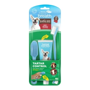Fresh Breath By Tropiclean Dog Enticers Kit Brisket 2 oz