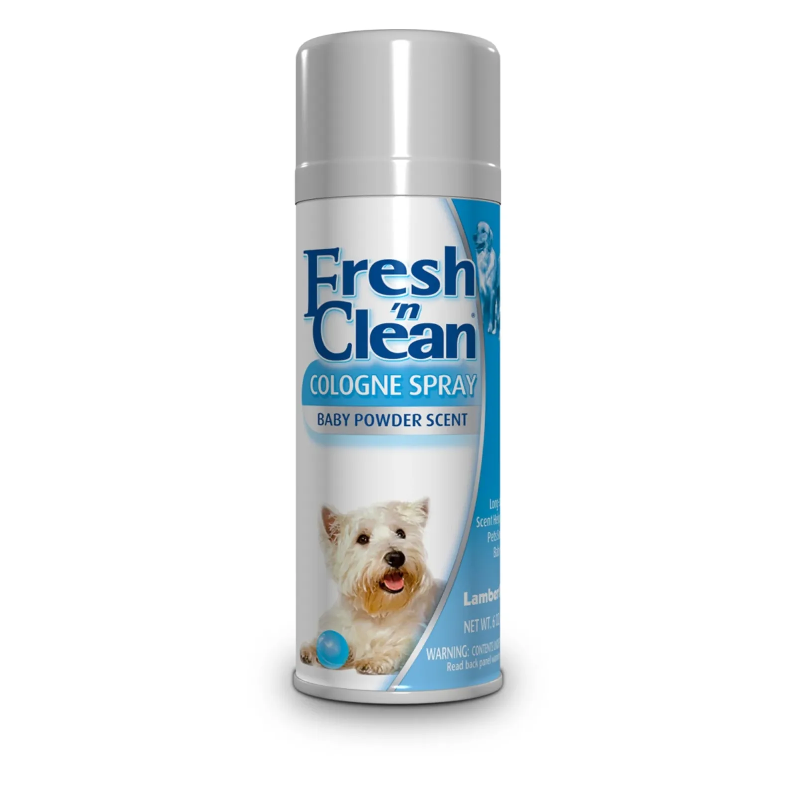 Fresh N Clean Baby Powder Scent Cologne Spray for Dogs, 6 oz