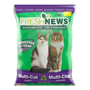 Fresh News Multi-Cat Paper Litter, 25 lb