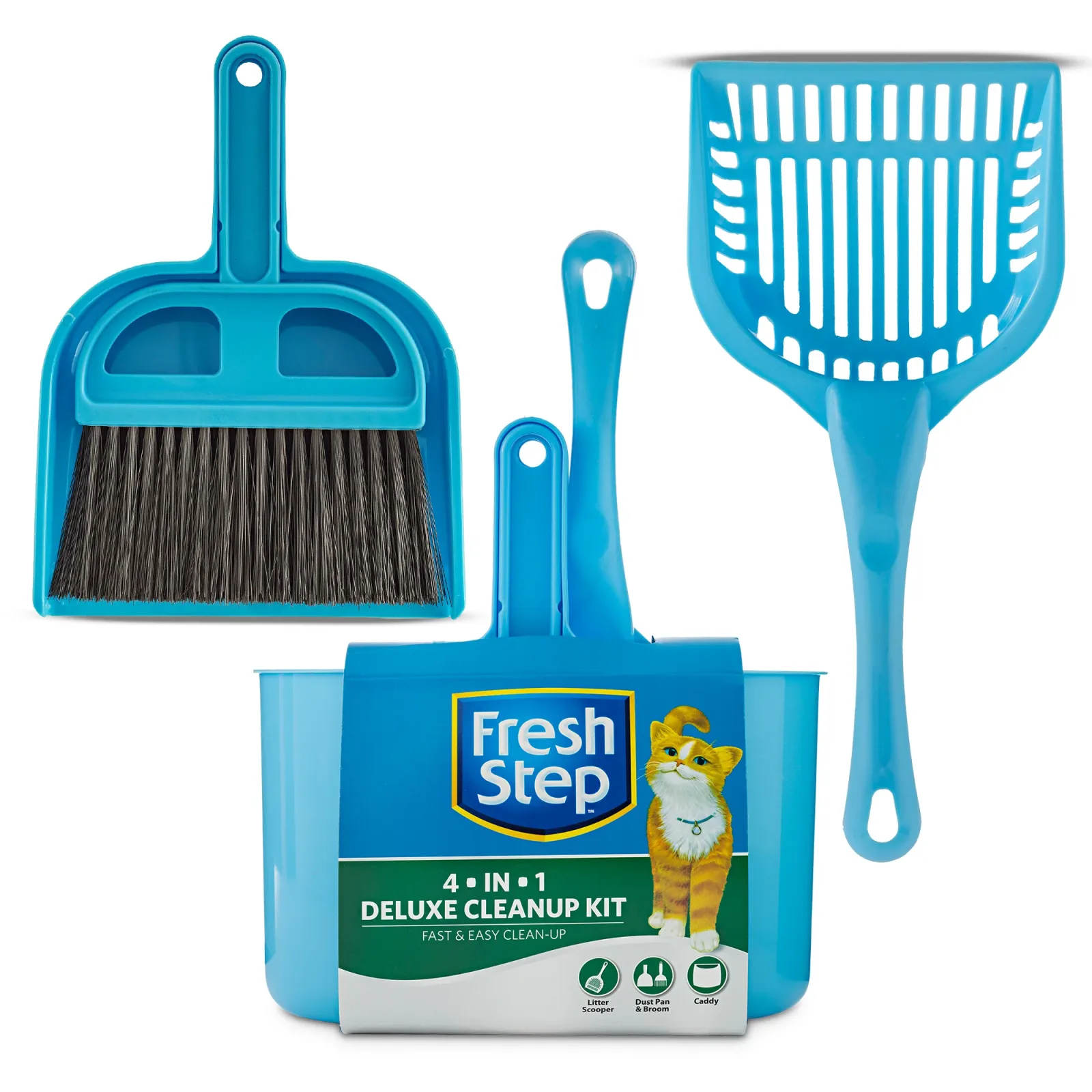 Fresh Step 4 in 1 Deluxe Cat Litter Cleanup Kit - Image 2