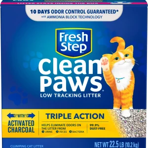 Fresh Step Clean Paws Low Tracking Triple Action Litter