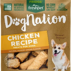Freshpet Fresh Dog Treat, DogNation Chicken Treat 6.4 oz Bag
