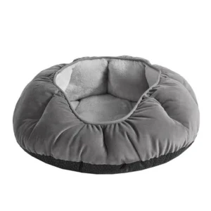 Friends Forever Gray Pet Nester Dog Bed