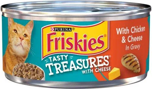 Friskies Tasty Treasures Chicken/Cheese 24/5.5oz {L-1} 050325 - Image 2