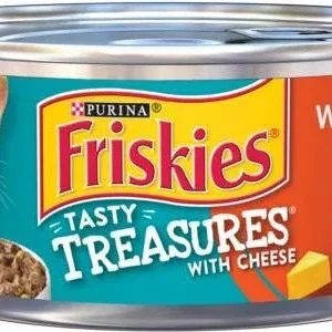 Friskies Tasty Treasures Chicken/Cheese 24/5.5oz {L-1} 050325