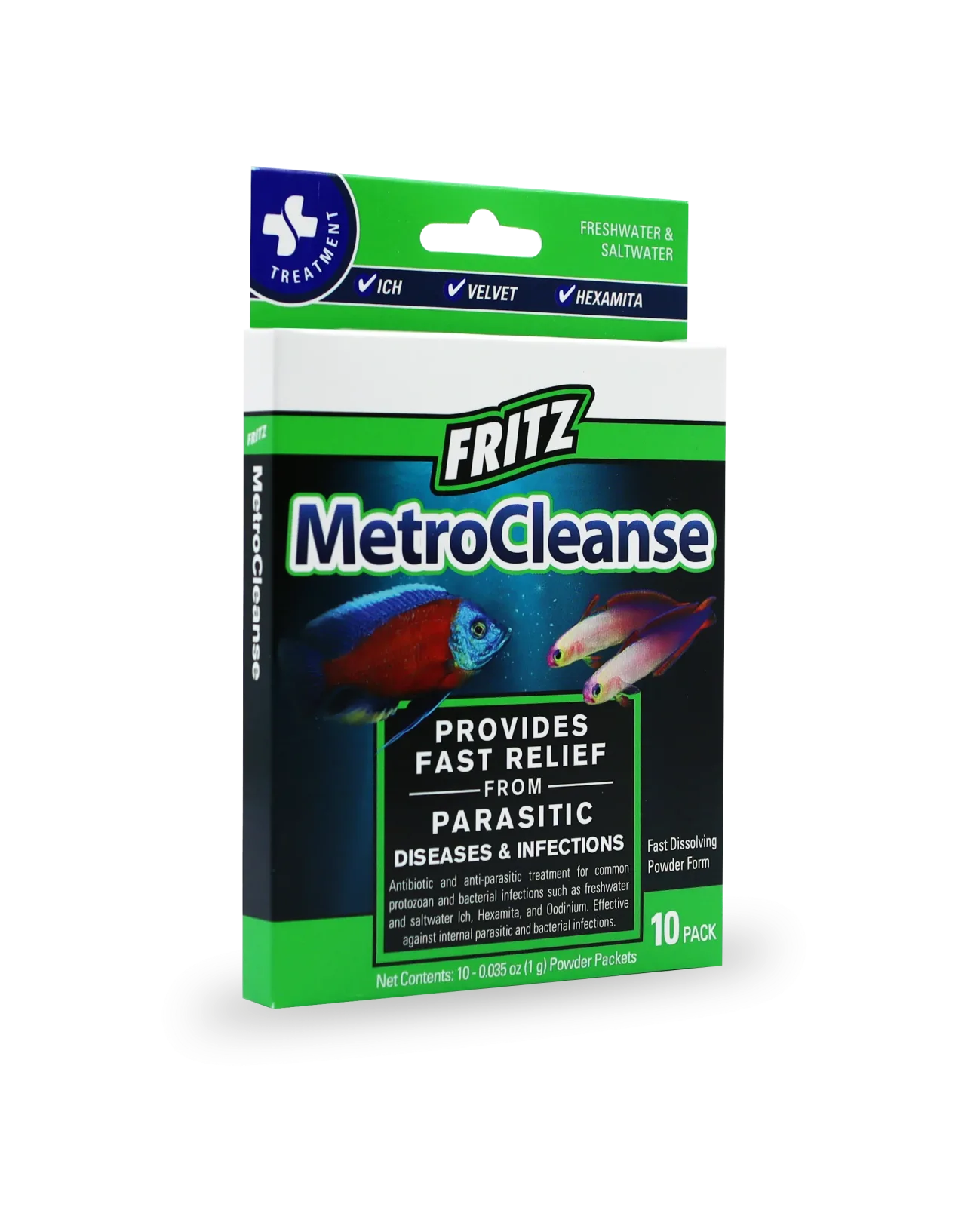 Fritz MetroCleanse Anti-Parasitic Medication 200g 10 ct