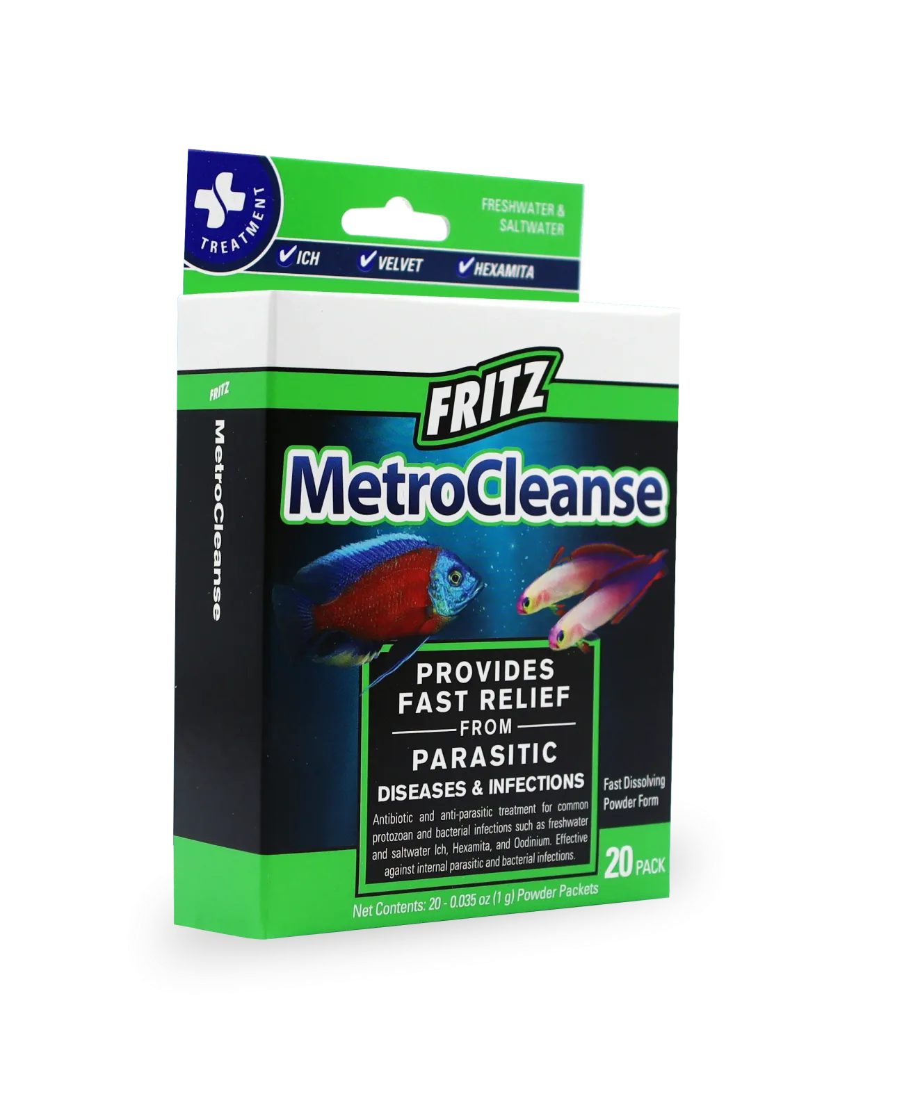 Fritz MetroCleanse Anti-Parasitic Medication 400g 20 ct