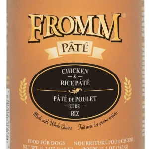 Fromm Chicken & Rice Pate Canned Dog Food 12.2 oz