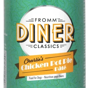 Fromm Diner Classics Charlies Chicken Pot Pie Pate Canned Dog Food 12.5 oz - Case of 12