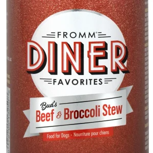 Fromm Diner Favorites Bud's Beef & Broccoli Stew Canned Dog Food 12.5 oz