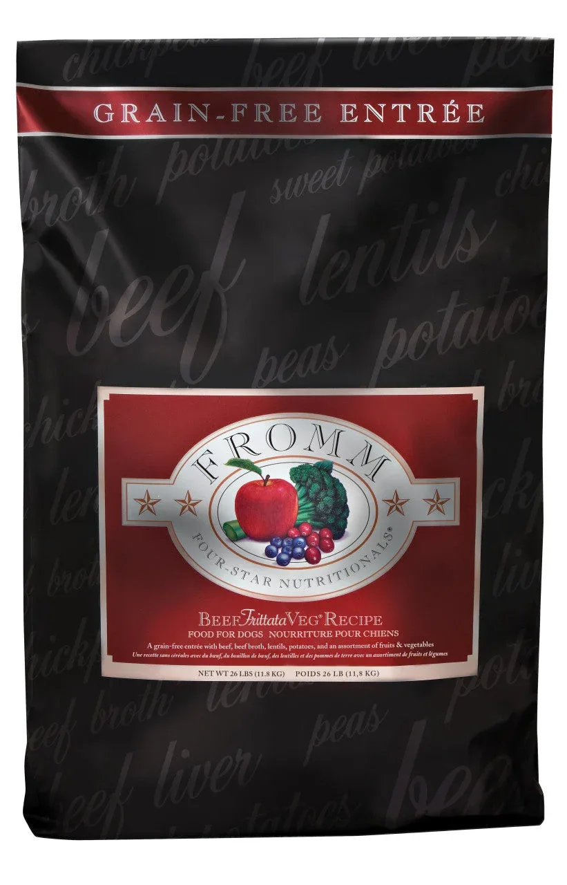 Fromm Four-Star Beef Frittata Veg Recipe Dog Food 26 lb - Image 2
