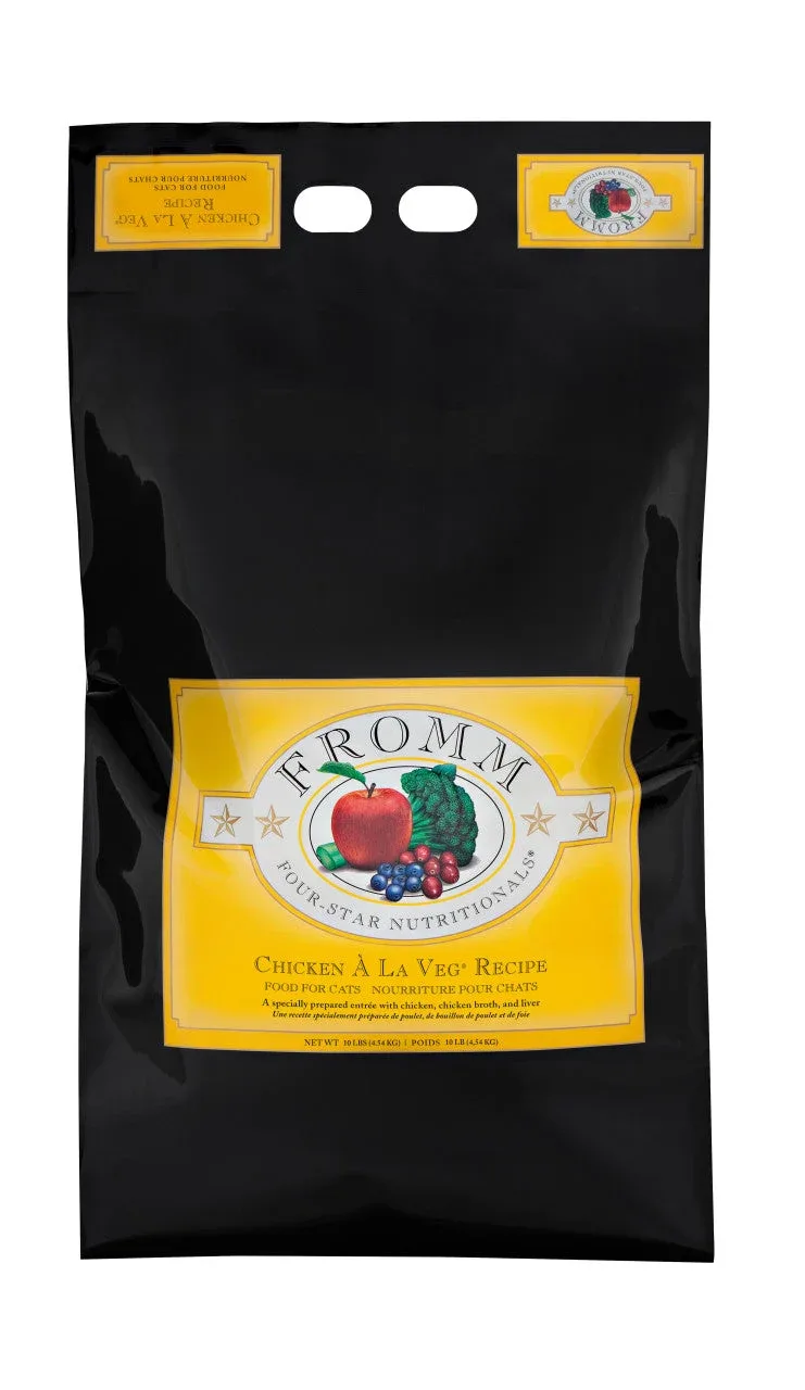 Fromm Four-Star Chicken A La Veg Recipe Cat Food 10 lb - Image 2