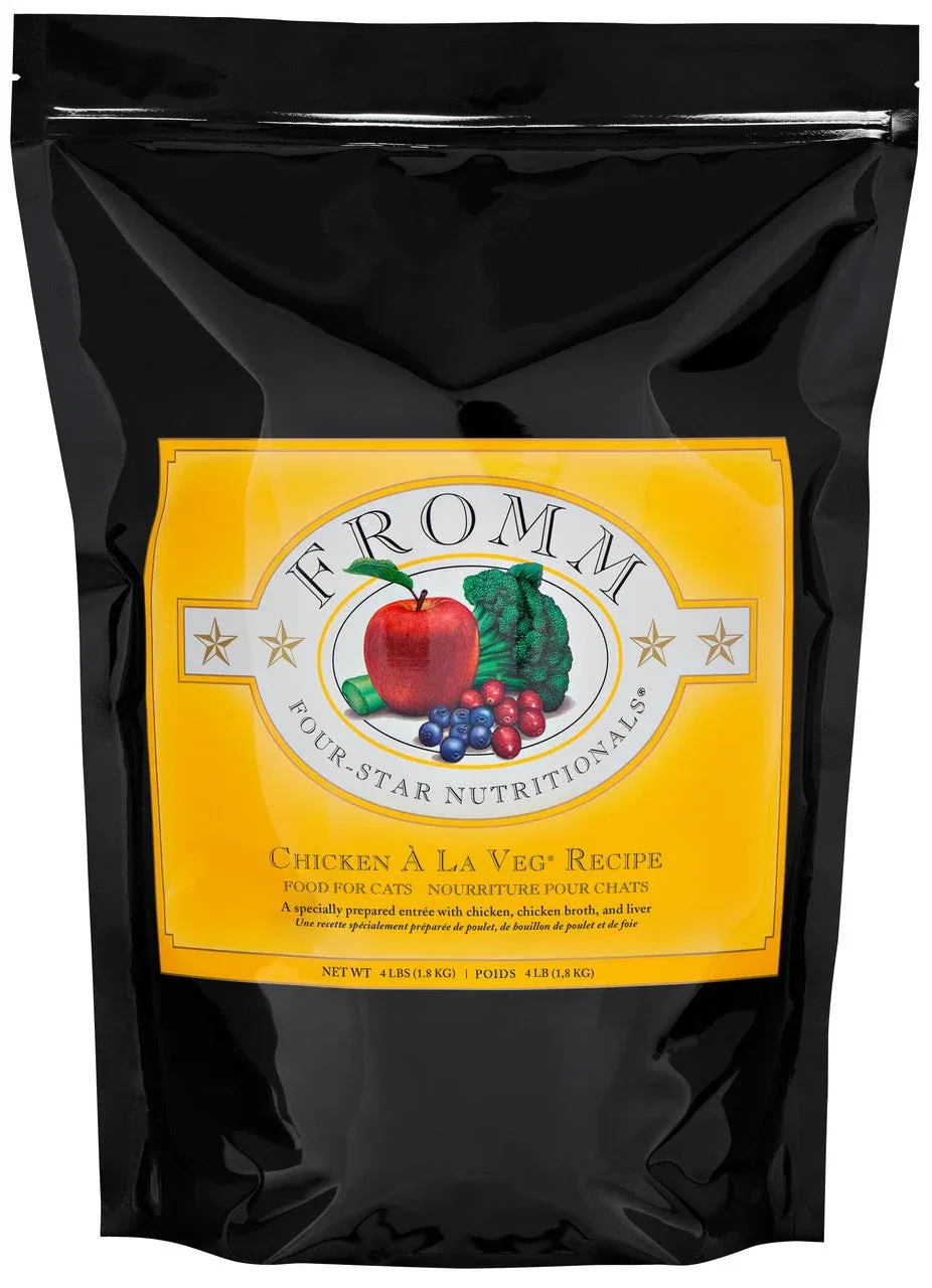 Fromm Four-Star Chicken A La Veg Recipe Cat Food 4 lb - Image 2
