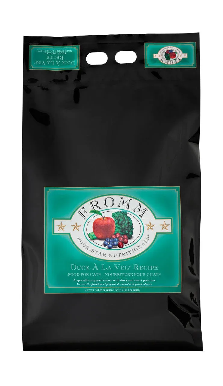 Fromm Four-Star Duck A La Veg Recipe Cat Food 10 lb - Image 2