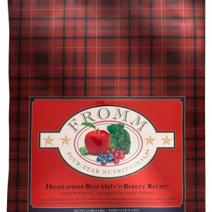 Fromm Four-Star Highlander Beef, Oats, n Barley Recipe Dog Food 12 lb