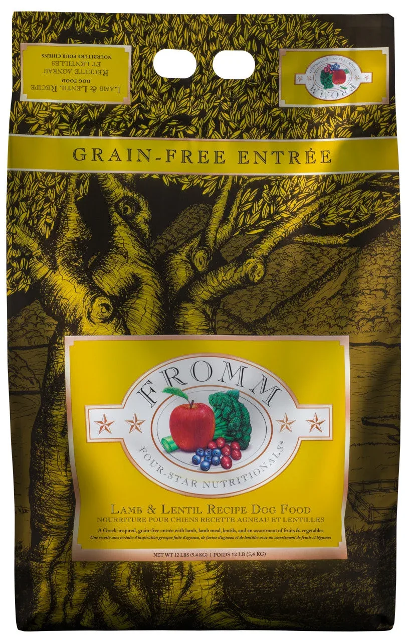 Fromm Four-Star Lamb & Lentil Recipe Dog Food 12 lb - Image 2