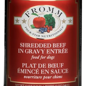 Fromm Four-Star Nutritionals Shredded Beef in Gravy Entrée Food for Dogs