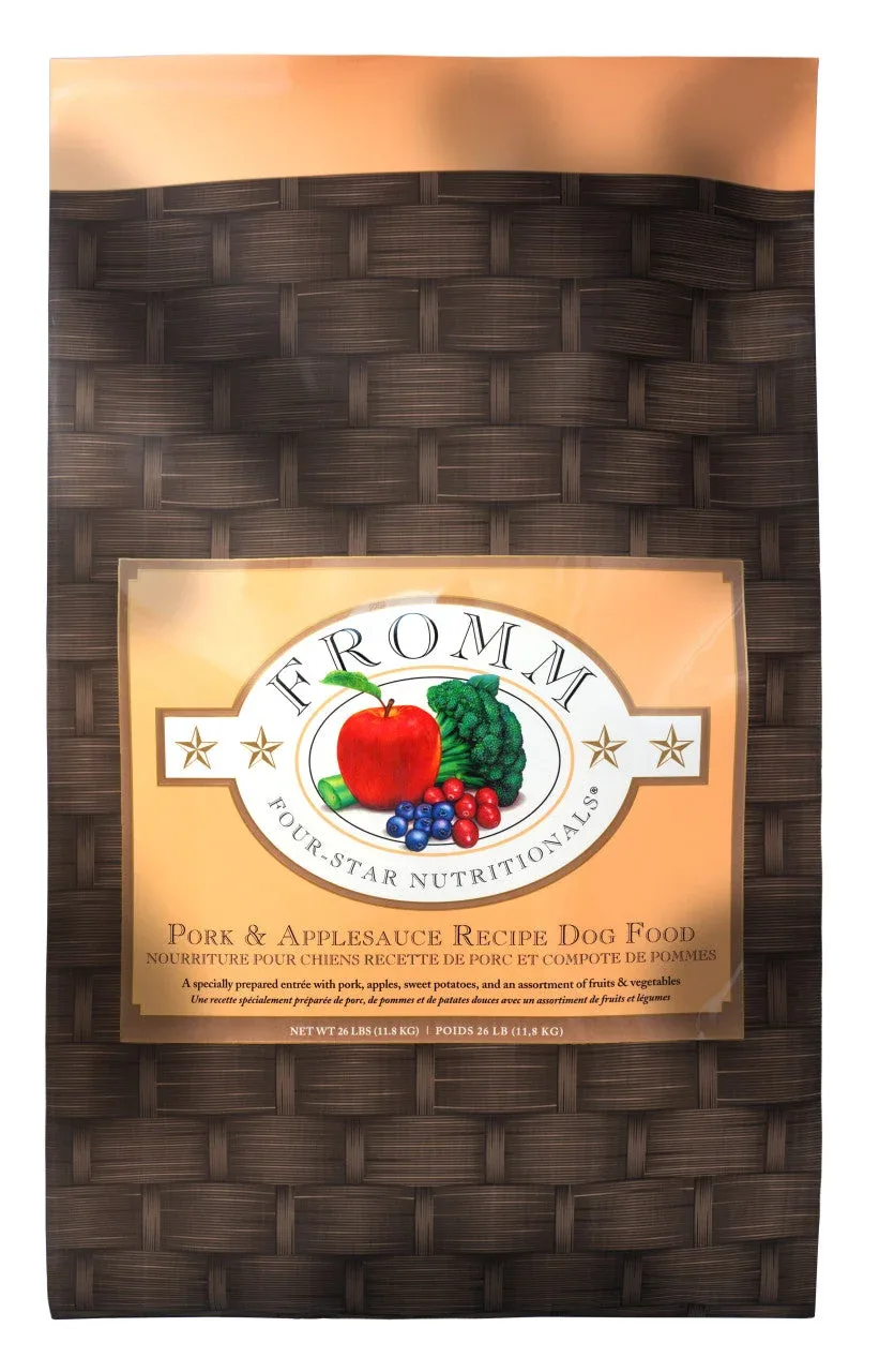 Fromm Four-Star Pork & Applesauce Recipe Dog Food 26 lb - Image 2