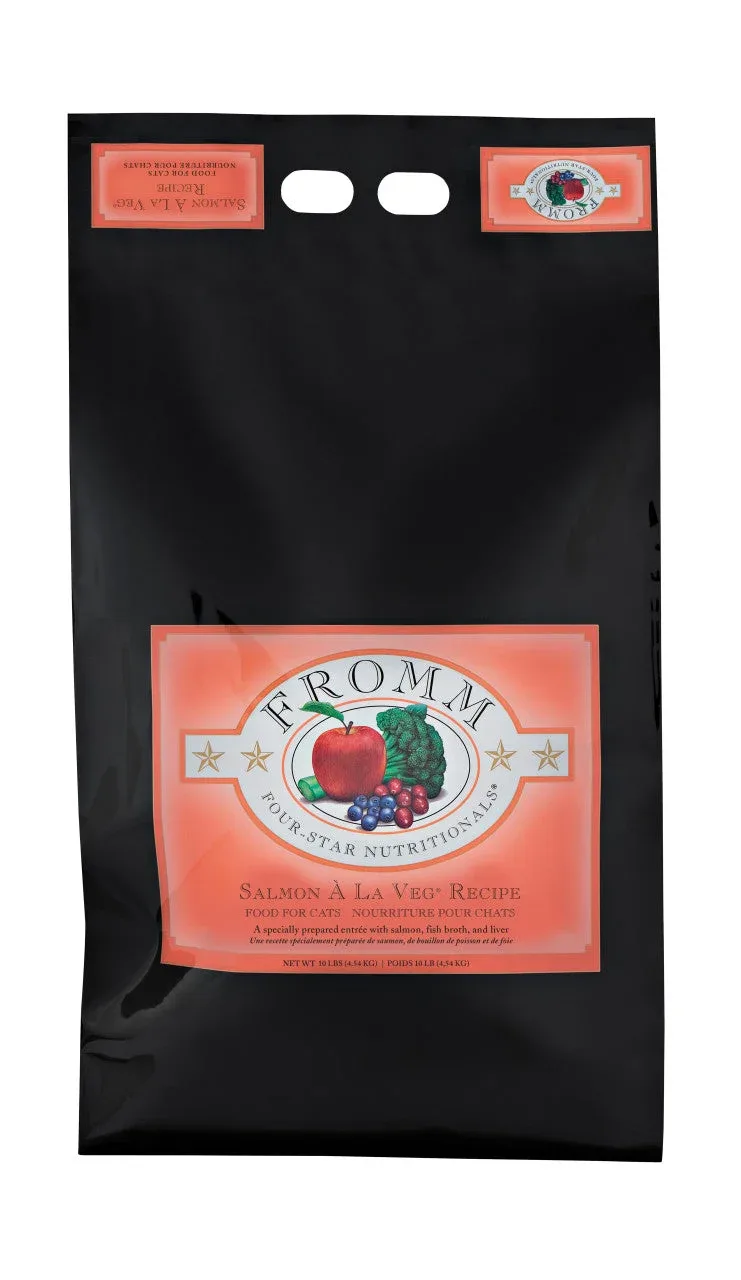 Fromm Four-Star Salmon A La Veg Recipe Cat Food 10 lb - Image 2