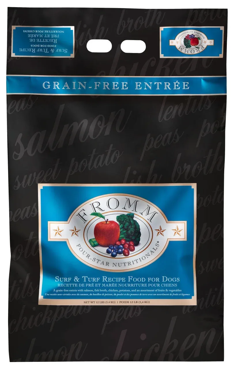 Fromm Four-Star Surf & Turf Recipe Dog Food 12 lb