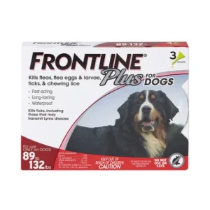 Frontline Plus Flea & Tick Treatment for Dogs & Puppies (89