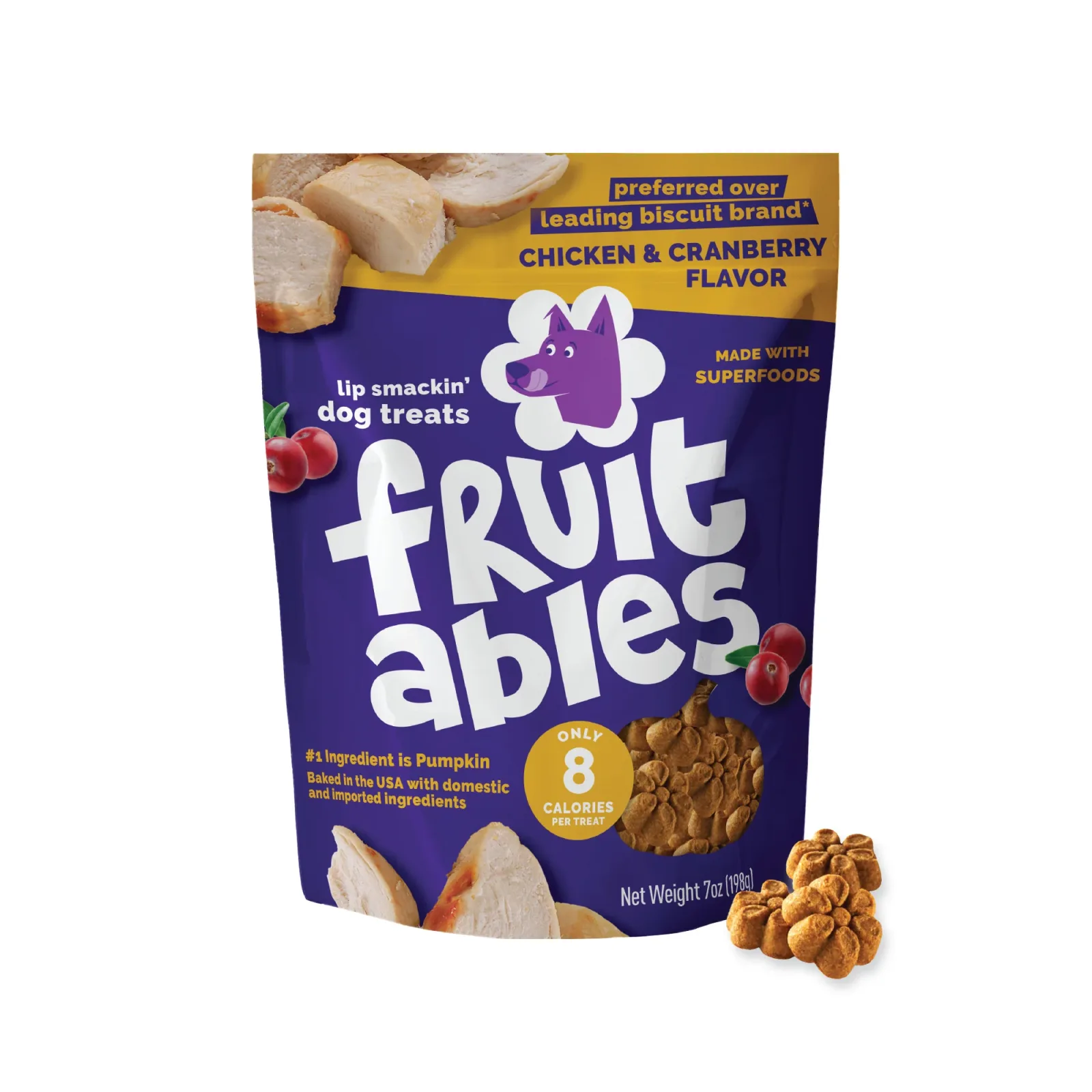 Fruitables Baked Treats Chicken & Cranberry