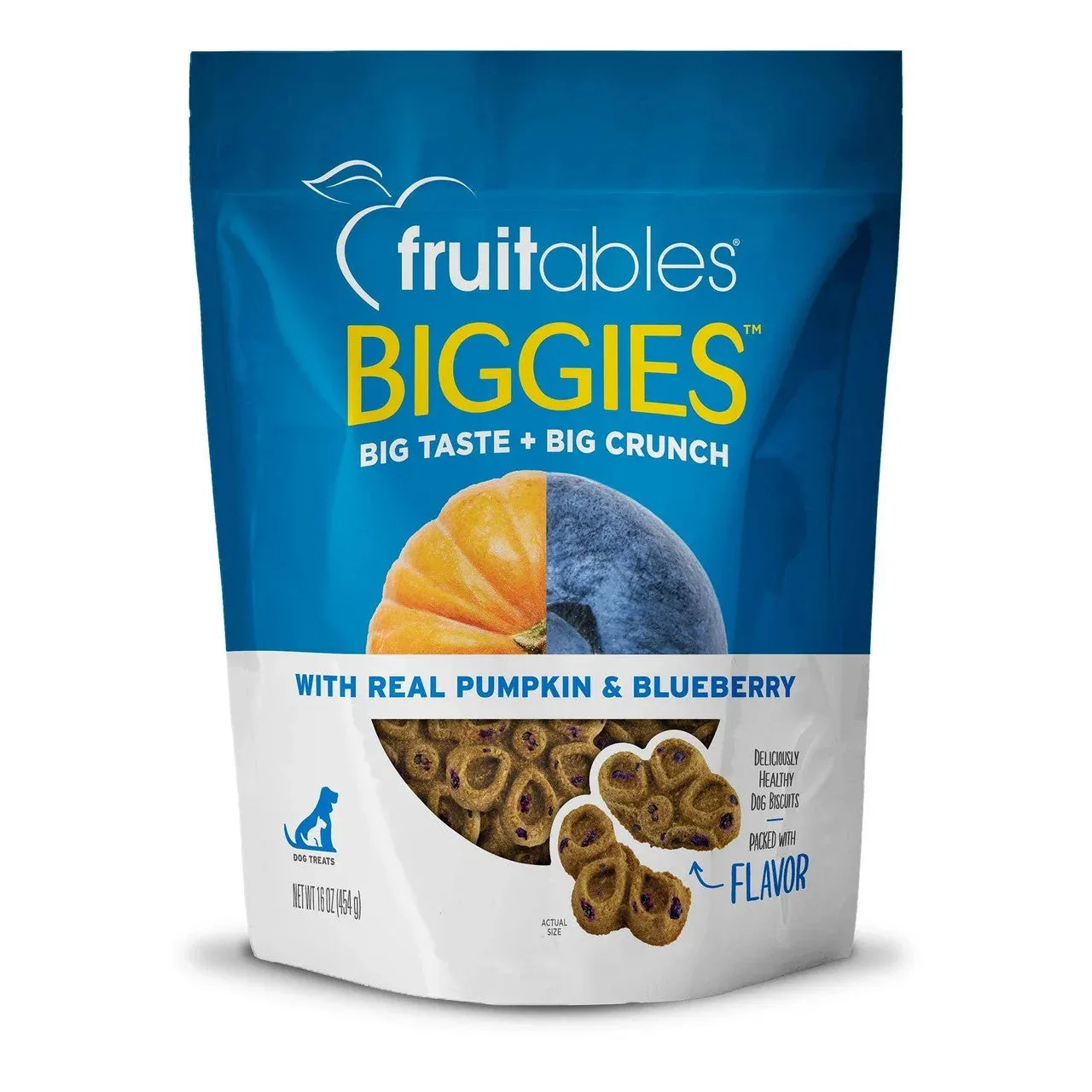 Fruitables Biggies Pumpkin & Blueberry 4 / 16 oz