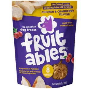 Fruitables Chicken & Cranberry Flavor Baked Dog Treats
