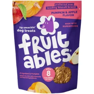 Fruitables Pumpkin & Apple Flavor Baked Dog Treats
