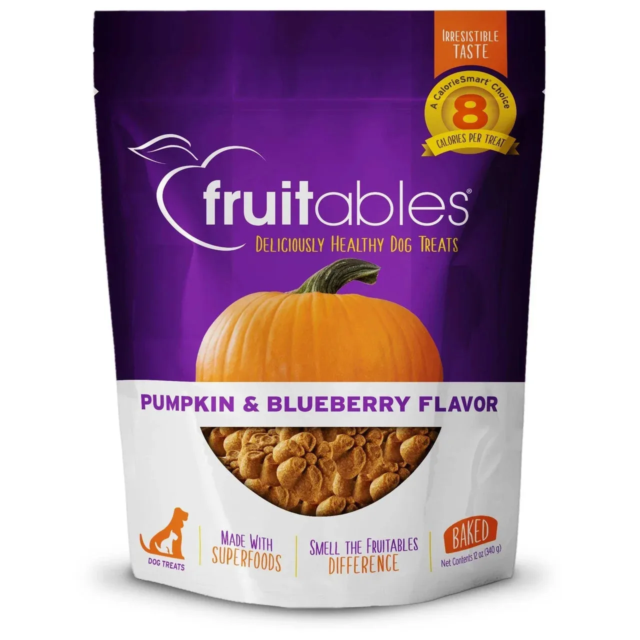 Fruitables Pumpkin Blueberry Crunchy Treat 8 / 12 oz