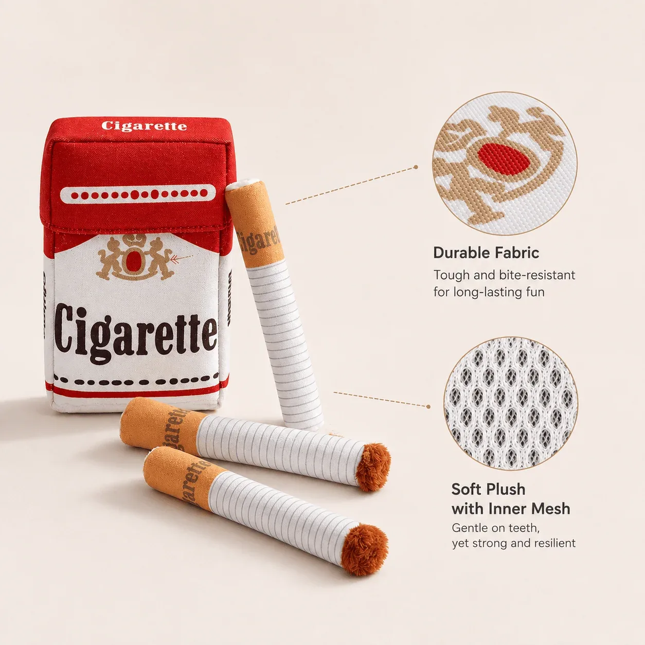 Funny Cigarette-Shaped Dog Toy - Image 2