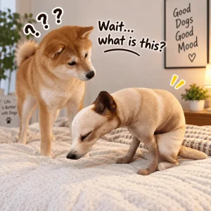 Funny Pooping Dog Plush Pillow – Realistic Novelty Dog Toy